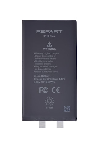 Apple Uyumlu iPhone 14 Plus Batarya Film'siz Puntalabilir Cell 4325 Mah