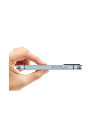 Fitcase Apple Uyumlu iPhone 15 Plus Kılıf Kamera Korumalı Silikon Şeffaf Arka Kapak