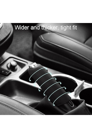 Sones Otomotiv Evrensel Silikon El Freni Kolu Kapağı Fren Kolu Dekoratif Koruyucu Kılıf, Boyut: Eğik Kol Pembe