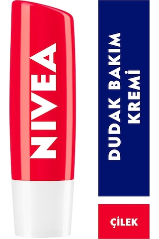 Nivea Shine Çilek Dudak Bakım Kremi 4.8 G