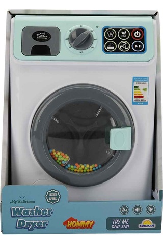 Hommy Sesli ve Işıklı Oyuncak Çamaşır Makinesi