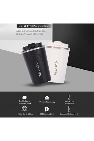 Suofeng 510ml Büyük Boy Pembe 304 Paslanmaz Çelik Termos Bardak, İki Katlı Vakumlu Isı Ve Soğuk Saklama, Ofis Ve Seyahat İçin