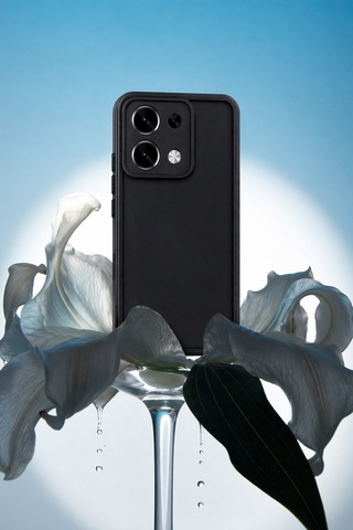 Mi Redmi Note 13 Uyumlu Kamera Çıkıntılı Mat Silikon Telefon Kılıfı Resimdeki