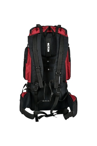 Cakard Unisex Su Geçirmez 80+10 Lt. Profesyonel Kamp & Dağcı Sırt Çantası Siyah