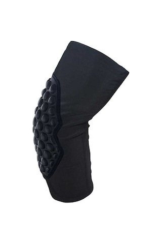 Pazly Suntek Kaymaz Esnek Diz Pedleri - Koşu, Bisiklet Dizlikleri Siyah