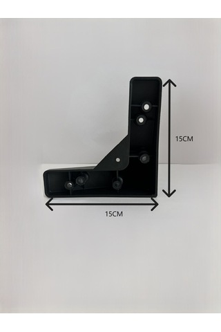 Homdep Kanepe Koltuk Tv Ünitesi Konsol Yükseltme Paris Model Plastik Ayak 15 Cm Siyah - 4 Adet - Siyah