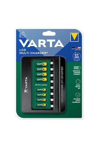 Varta Lcd Multi+8'li Aa/aaa Pil Şarj Cih.+12x2600mah Aa Pil+çanta