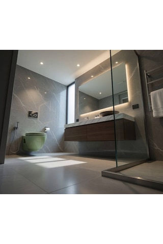 Ece Banyo - Ronda Design Fıstık Yeşili Asma Klozet Kapak Dahil Outlet - 7623-dl- Diğer