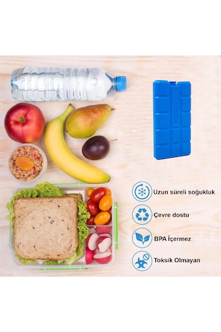 Microcase 2in1 Set Termal Yemek Taşıma Çantası 10 Lt + 2 Adet 400 Ml Soğutucu Buz Kasedi Al5433 Siyah