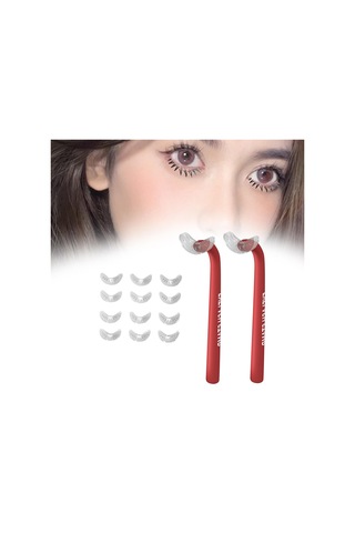 Dolıty 2 Parça Eyeliner Şablonları Kaş Kalemi Yeni Kırmızı Kırmızı