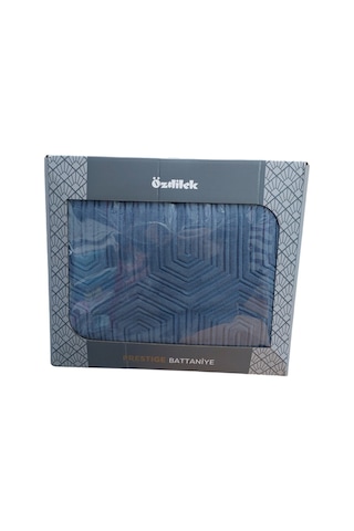Özdilek Prestige Çift Kişilik Battaniye 220x240 -çin Mavisi Yeni Mavi