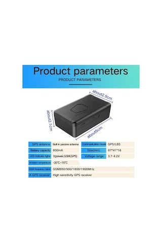 Diğer 2g Araba Ve Motosiklet Su Geçirmez Gps Takip Cihazı Kutu Ambalaj