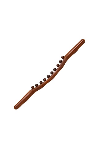 Mufunye Kömürlenmiş 20 Taşlı Alev Ağacı Gövde Masaj Çubuğu - Toplum Genelinde Kullanıma Uygun, 58.5 Cm, Dayanıklı Malzeme İle Yapıldı Kahverengi