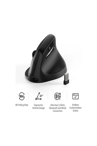 Keychron-m5 Kablosuz Ergonomik Fare M5-a23 M3-a1