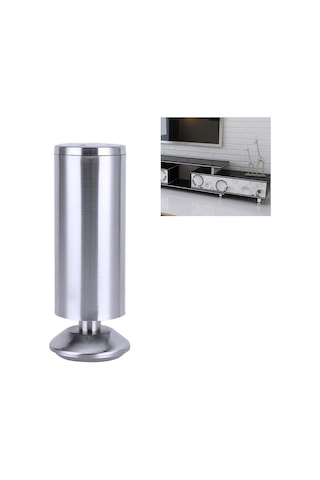 Paslanmaz Çelik Tel Çekme Kalınlaşmış Sütun Kanepe Mobilya Dolabı Ayağı, Yükseklik: 150mm Diğer