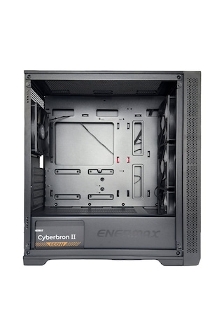 Enermax StarryFort SF21 Rainbow Temperli Cam Mesh USB 3.2 mATX Cyberbron II 600W 80+ Bronze Gaming Kasa Siyah