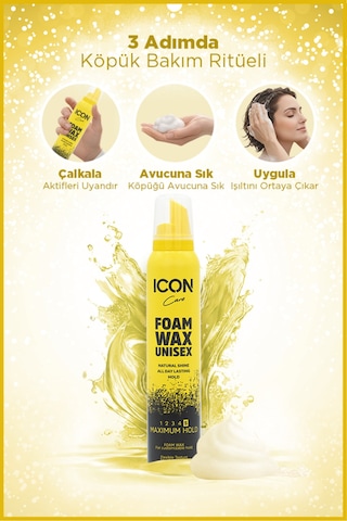 Saç Köpük Şekillendirici Wax 200ml Maximum Hold-