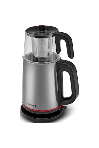 Homend Royaltea 1750H Cam Demlikli Çay Makinesi