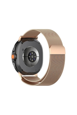 Samsung Galaxy Watch 8 40mm 44mm Uyumlu Manyetik Milanese Loop Metal Kordon