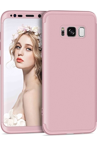 Samsung Galaxy Uyumlu S8 Kilif 3 Parçali 360 Tam Korumali Gkk Kapak 393153175