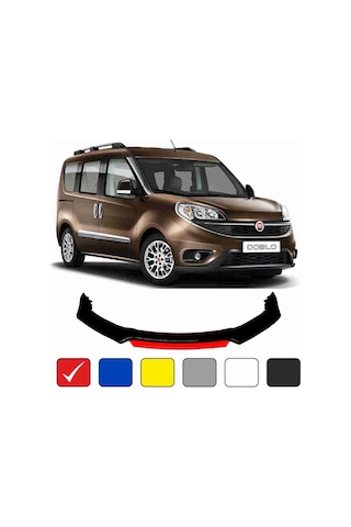 Fiat Doblo Lip 4 Parça Kırmızı