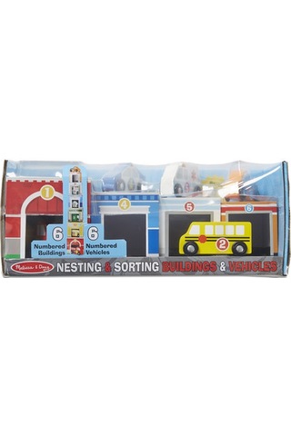 Melissa And Doug Diz Oyna Kule - Binalar ve Araçlar