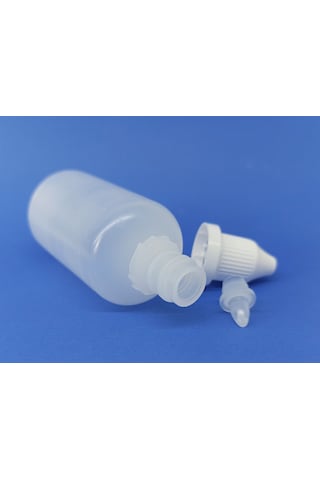 100 Adet Boş Plastik Likit Mürekkep Kolonya Şişesi 50 ML