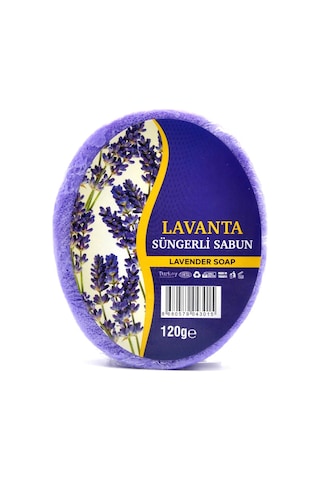 Lavanta Özlü Süngerli Duş Sabunu 120 G