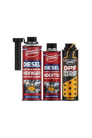Syprin Diesel All-year Set, Dizel Motor Temizleyici & Yakıt Katkısı, Alman Kalitesi