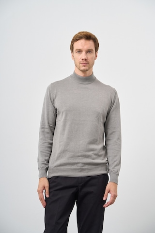 Morven Erkek Gri Basic Yarım Balıkçı Yaka Dynamic Fit Rahat Kesim Triko 26kc017001100 Gri Gri