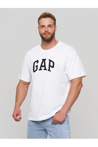 Gap Marka Tişörtü 444312285 Beyaz Pırlanta