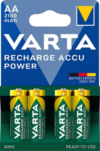 Varta 56706 2100 mAh AA Ni-MH Şarj Edilebilir Kalem Pil 2 x 4'lü + Pil Kutusu 2 Adet