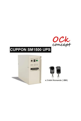 Cuppon R-gk Kepenk Ups 1500w, Cuppon Sm1500 Kepenk Güç Kaynağı, Cuppon Ups - 1500 Watt Kepenk İçin Kesintisiz Gü