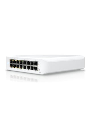 Ubiquiti Usw-lite-16-poe , 16 Port Gigabit , 8 Port Poe+ Güç 60w , Yönetilebilir , Plastiik Kasa , Switch