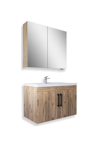 Teta Home Yalova 65 Cm Mdf Banyo Dolabı Seti Atlantik Çam