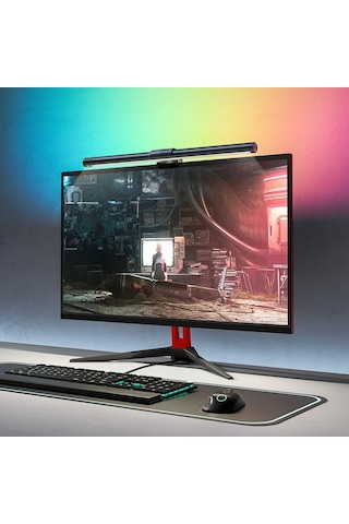 Blitzwolf Bw-Cml2 Rgb Oyun Monitör Işık Çubuğu Dokunmatik