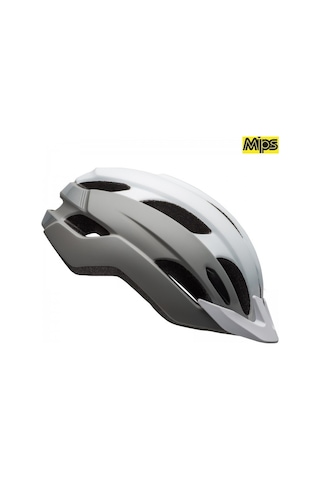 Bell Trace Mips Kask Mat Beyaz Gri 53-60 7114412 Siyah