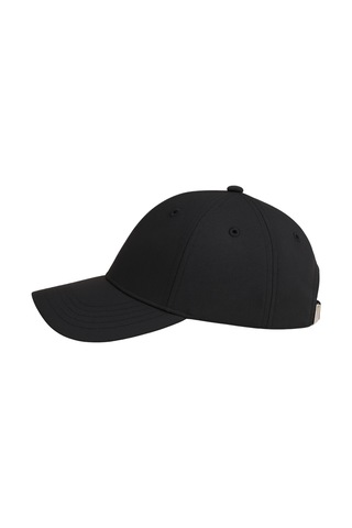 Perlotus Unisex Spor Kep Şapka Mikro Polyester Kumaş 6 Parça Ayarlanabilir Metal Tokalı Siyah