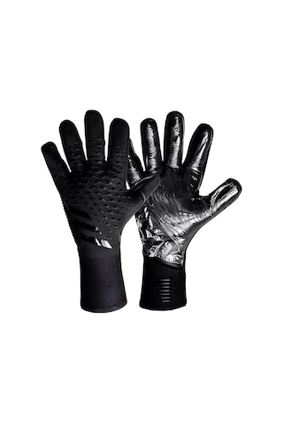 Kaleci Futbol Eldivenleri Yetişkin Kaleci Yarışması Profesyonel Kaymaz Çocuklar İçin Nefes Alabilir - Siyah