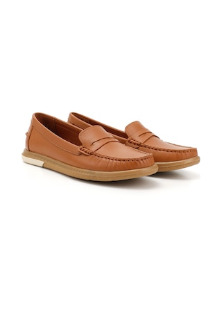 Gönderi(R) Gönderi R Taba Antik Rok Hakiki Deri Comfort Loafer Taba Antik
