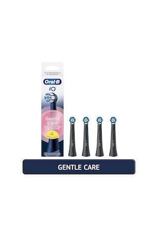 Oral-b İo Gentle Care Siyah Diş Fırçası Yedek Başlığı 4 Adet