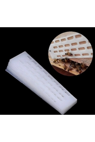 Geeroyoo Arı Kraliçe Kaçma Engeli - Beyaz Çok Amaçlı Arı Kovanı Aracı 10 Adet