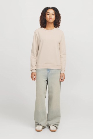 Jack & Jones Jxmadi Kadın Sweatshirt BEYAZ