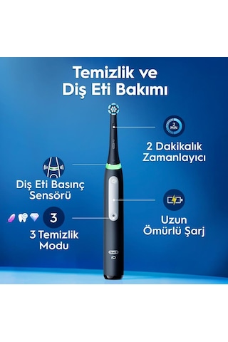 Oral-b İo3 Şarjlı Diş Fırçası Ve 3 Lü Yedek Başlık Holiday Edition