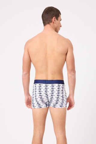L'espadon Maritime Elite Koleksiyonu Erkek Boxer Şort -3255 Beyaz