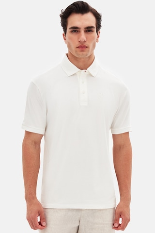 Twn Slim Fit Ekru Pike Dokulu T-shirt 4ec146011784m Ekru