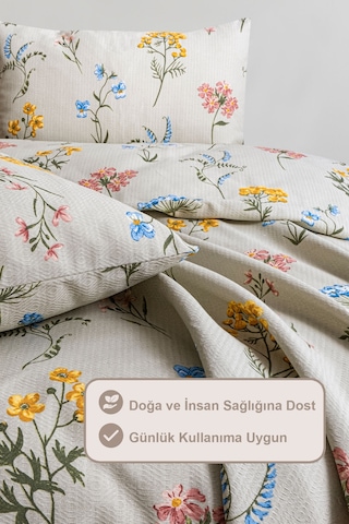 Elart Frezya Pike Çift Kişilik Çok Renkli