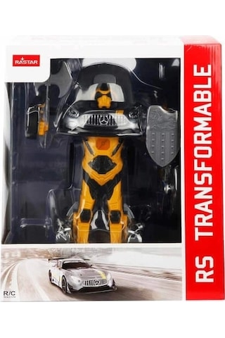 Mercedes Benz Amg Gt3 Dönüşebilen Uzaktan Kumandalı Sesli Ve Işıklı Araba - Sarı-gri