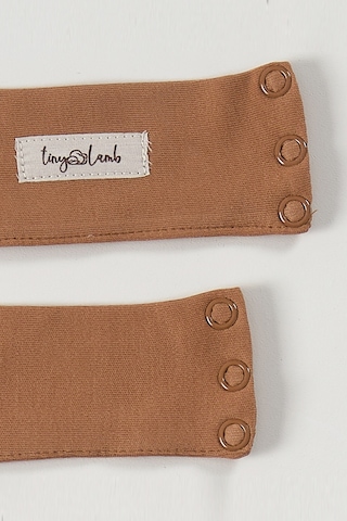 Tinylamb Bebek Bodysuit Kiremit Renk Uzatma Aparatı 2 Adet Kısa Ve Uzun %100 Pamuk 9.5mm Çıtçıtlı Kiremit
