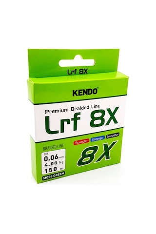 Kendo Lrf 8X Fighting 150 mt mm Örgü ip (Moss Green)